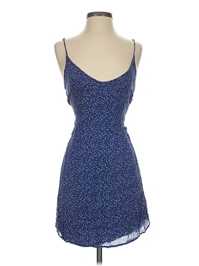 Pre-owned Cloth & Stone Cocktail Dress In Blue