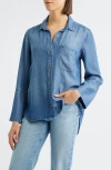 Cloth & Stone Denim Shirt In Blue