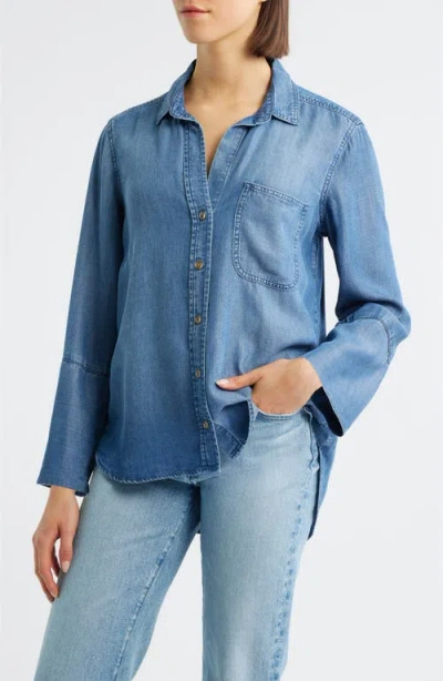 Cloth & Stone Denim Shirt In Blue