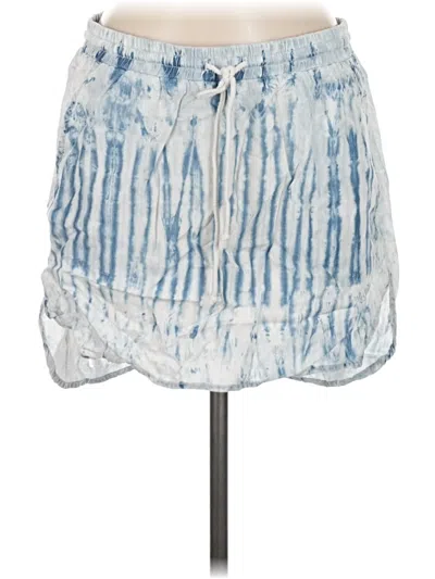 Pre-owned Cloth & Stone Denim Skirt In Blue
