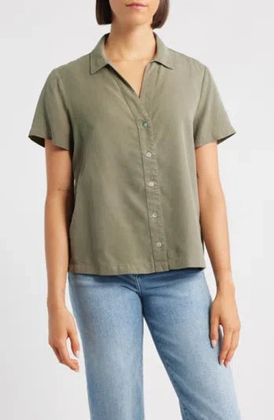 Cloth & Stone Flowy Button-up Shirt