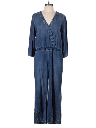 Pre-owned Cloth & Stone Jumpsuit In Blue