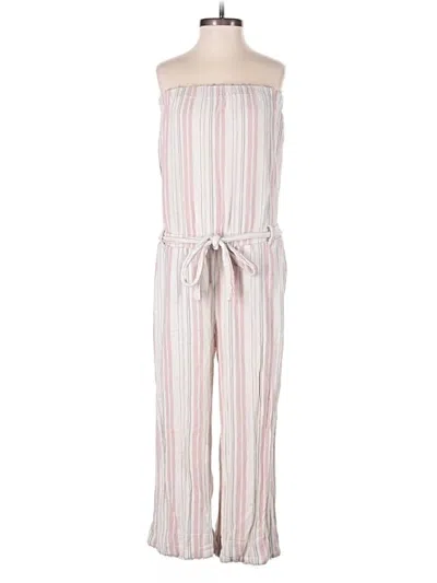 Pre-owned Cloth & Stone Jumpsuit In Ivory