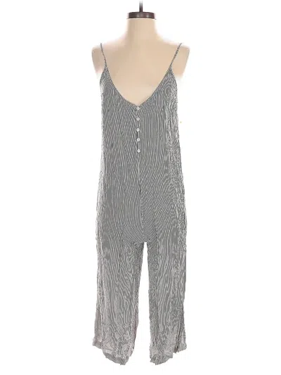 Pre-owned Cloth & Stone Jumpsuit In Silver