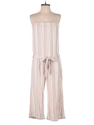 Pre-owned Cloth & Stone Jumpsuit In White