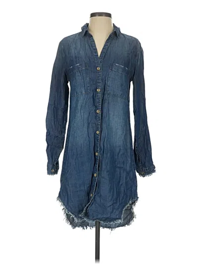 Pre-owned Cloth & Stone Kimono In Blue