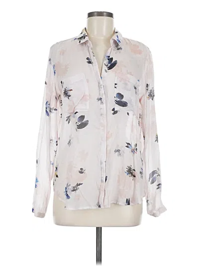 Pre-owned Cloth & Stone Long Sleeve Blouse In Ivory