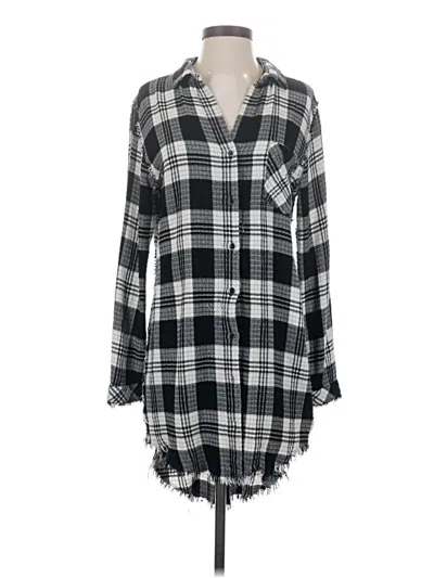Pre-owned Cloth & Stone Long Sleeve Button Down Shirt In Black