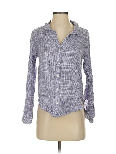 Pre-owned Cloth & Stone Long Sleeve Button Down Shirt In Gray