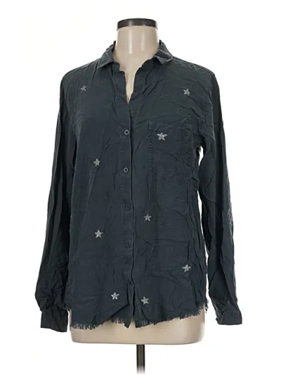 Pre-owned Cloth & Stone Long Sleeve Button Down Shirt In Gray