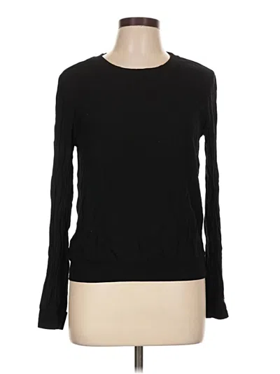Pre-owned Cloth & Stone Long Sleeve T-shirt In Black