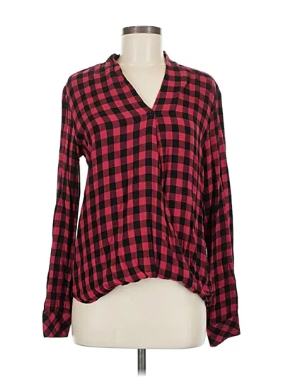 Pre-owned Cloth & Stone Long Sleeve T-shirt In Red