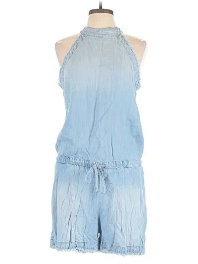 Pre-owned Cloth & Stone Romper In Blue