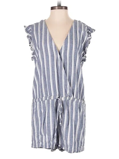 Pre-owned Cloth & Stone Romper In Blue