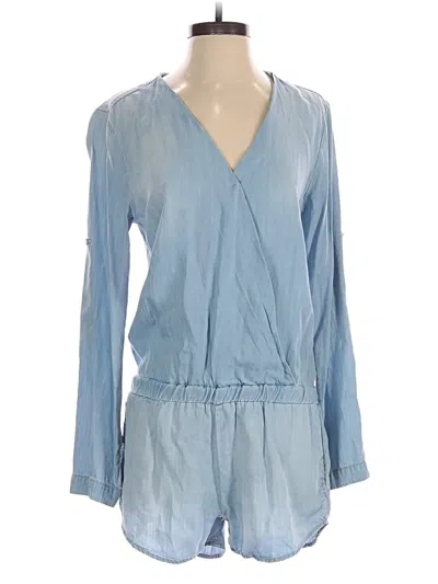 Pre-owned Cloth & Stone Romper In Blue