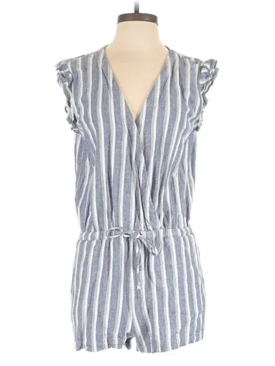 Pre-owned Cloth & Stone Romper In Blue