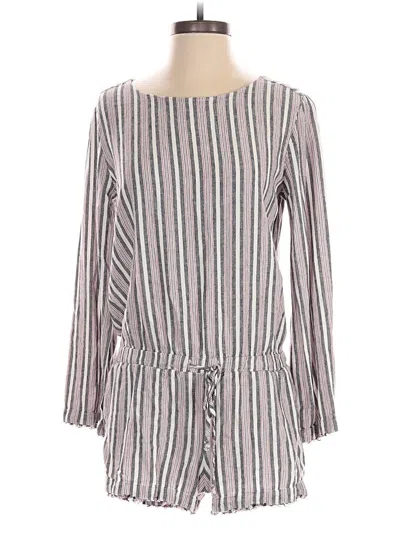Pre-owned Cloth & Stone Romper In Gray
