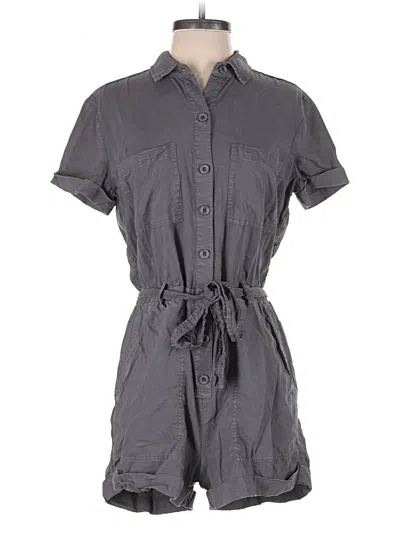 Pre-owned Cloth & Stone Romper In Gray