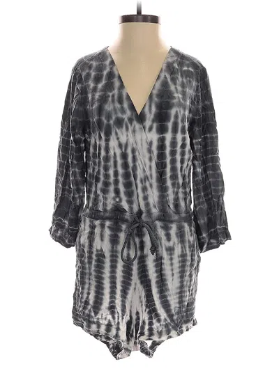 Pre-owned Cloth & Stone Romper In Gray