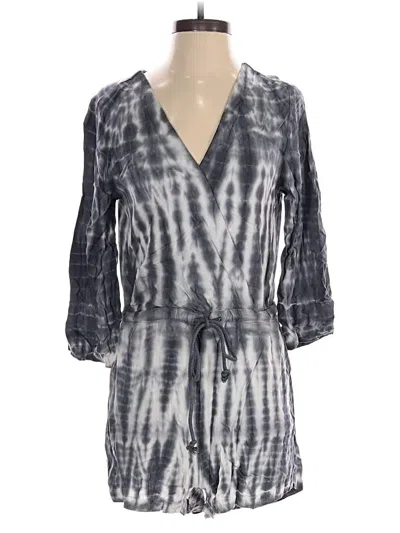 Pre-owned Cloth & Stone Romper In Gray