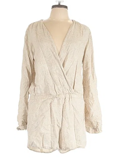 Pre-owned Cloth & Stone Romper In Ivory