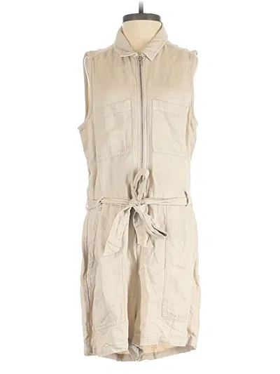 Pre-owned Cloth & Stone Romper In Tan