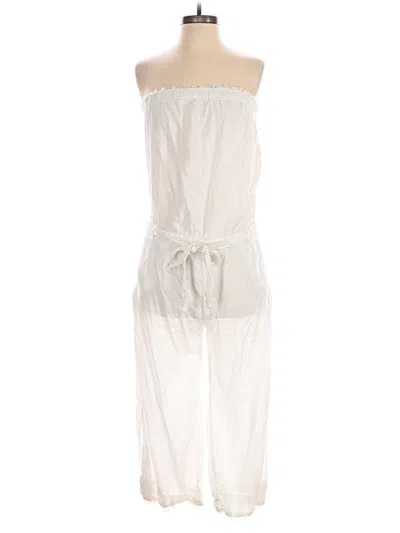 Pre-owned Cloth & Stone Romper In White