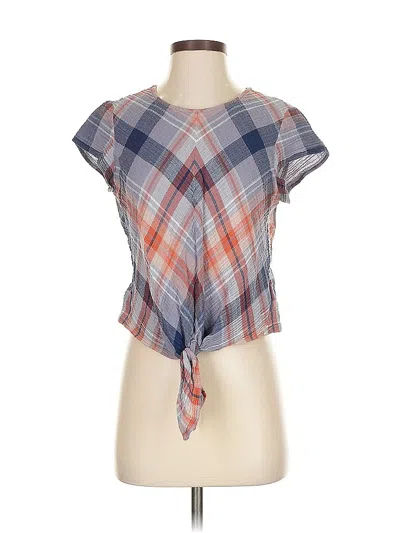 Pre-owned Cloth & Stone Short Sleeve T-shirt In Blue