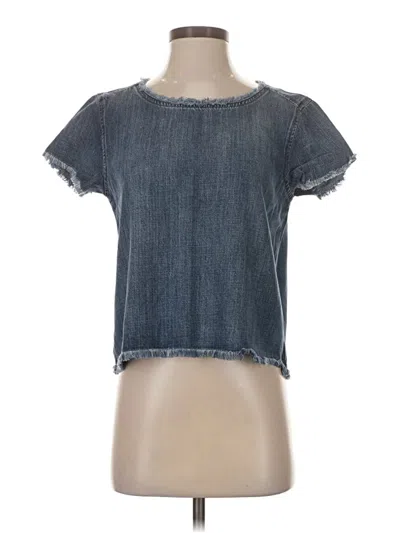 Pre-owned Cloth & Stone Short Sleeve T-shirt In Blue