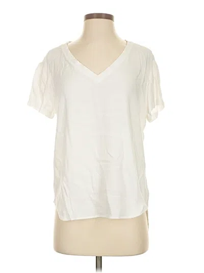 Pre-owned Cloth & Stone Short Sleeve T-shirt In Ivory