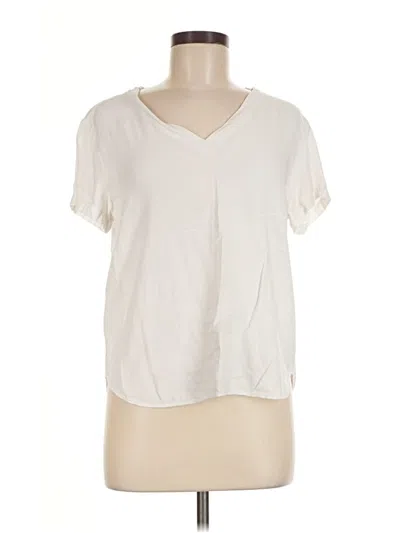 Pre-owned Cloth & Stone Short Sleeve T-shirt In Ivory