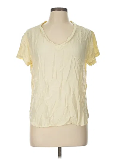 Pre-owned Cloth & Stone Short Sleeve T-shirt In Ivory