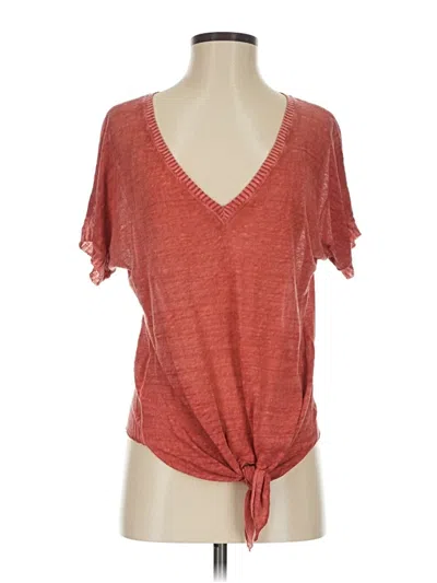 Pre-owned Cloth & Stone Short Sleeve T-shirt In Red