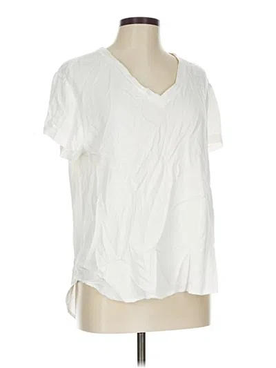 Pre-owned Cloth & Stone Short Sleeve T-shirt In White