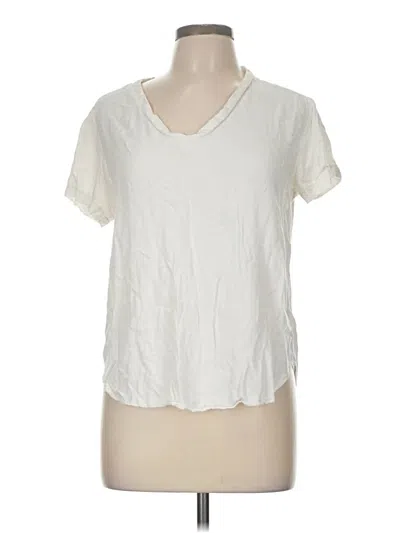 Pre-owned Cloth & Stone Short Sleeve T-shirt In White