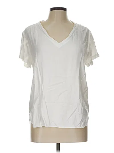 Pre-owned Cloth & Stone Short Sleeve T-shirt In White