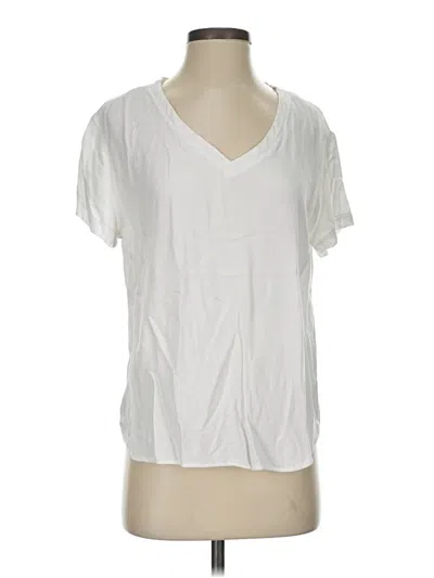 Pre-owned Cloth & Stone Short Sleeve T-shirt In White