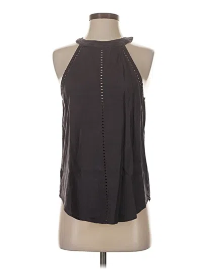 Pre-owned Cloth & Stone Sleeveless Blouse In Black