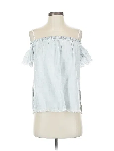 Pre-owned Cloth & Stone Sleeveless Blouse In Blue