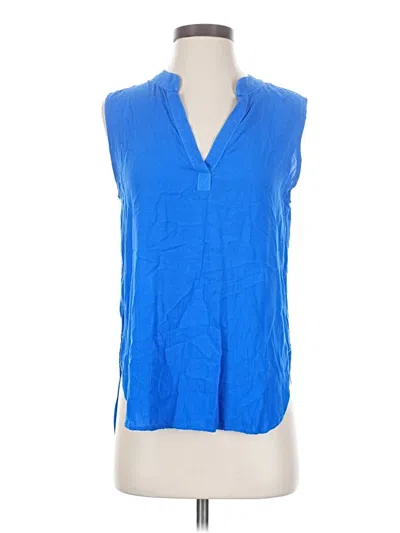 Pre-owned Cloth & Stone Sleeveless Blouse In Blue