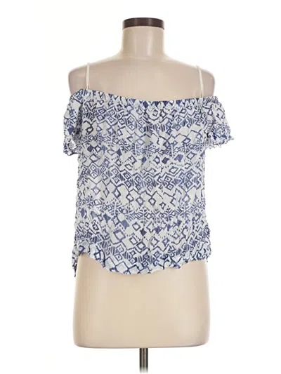 Pre-owned Cloth & Stone Sleeveless Blouse In Blue