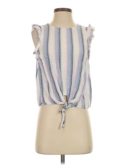 Pre-owned Cloth & Stone Sleeveless Blouse In Blue