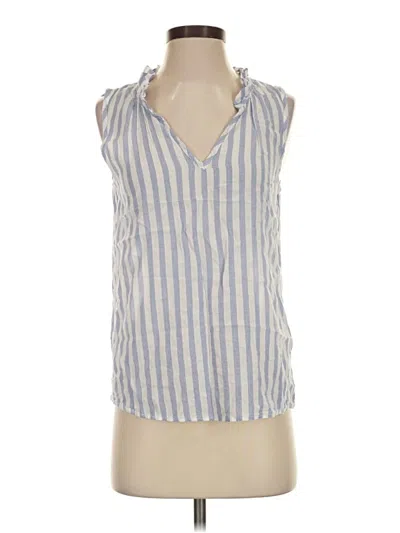 Pre-owned Cloth & Stone Sleeveless Blouse In Blue
