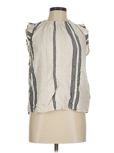 Pre-owned Cloth & Stone Sleeveless Blouse In Gray