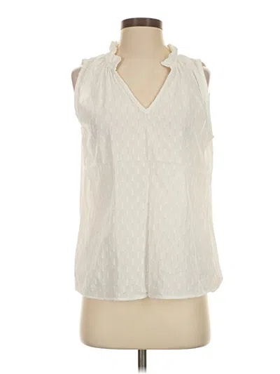 Pre-owned Cloth & Stone Sleeveless Blouse In Ivory