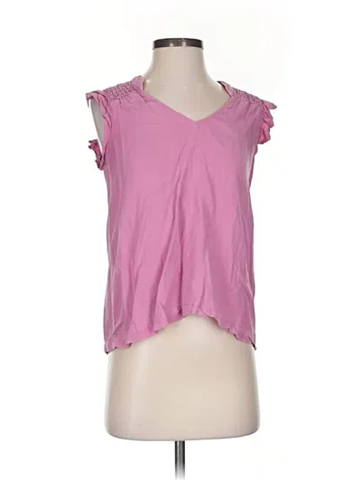 Pre-owned Cloth & Stone Sleeveless Blouse In Pink