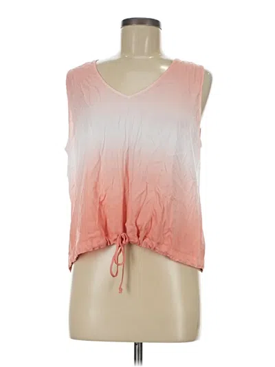 Pre-owned Cloth & Stone Sleeveless Blouse In Pink