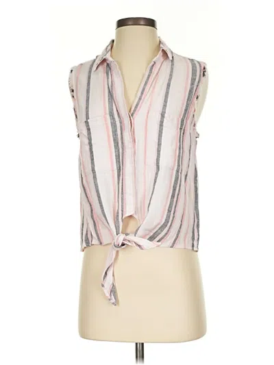 Pre-owned Cloth & Stone Sleeveless Blouse In Pink