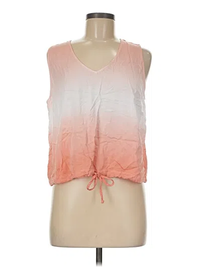 Pre-owned Cloth & Stone Sleeveless Blouse In Pink