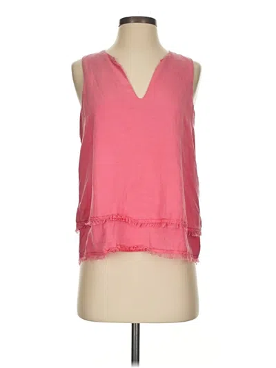 Pre-owned Cloth & Stone Sleeveless Blouse In Pink